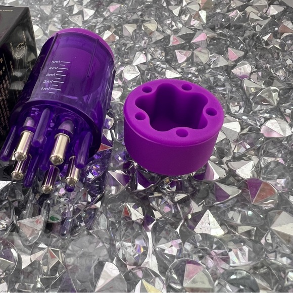 Liquid scalp comb refillable hair skin care roller ball head massager absorption - Picture 9 of 15